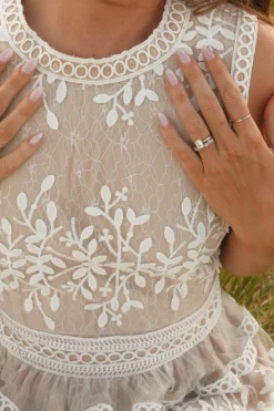 Sicily Sleeveless Dress in White