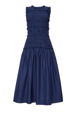 Simone Dress in Navy