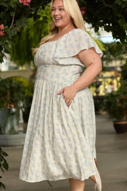 Sonoma Dress in Ivory Porcelain Fleur