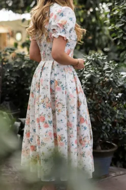 Sophia Dress in Countryside Peony Blossom