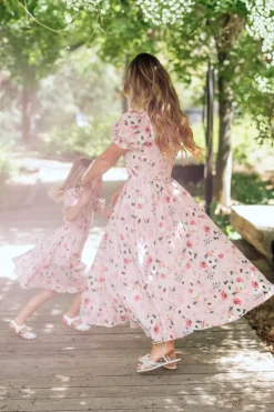 Sophia Dress in Roselyn Pink