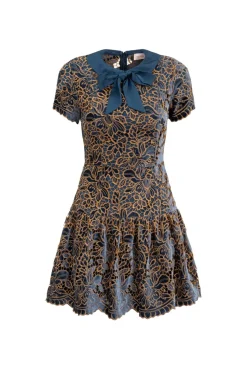 Sterling Dress in Golden Veil