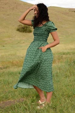 Sunday Best Dress in Pine Felicity Floral