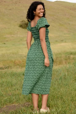 Sunday Best Dress in Pine Felicity Floral