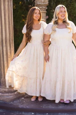 Tara Dress in Gilded Rose Stripe