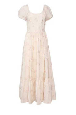 Tara Dress in Gilded Rose Stripe