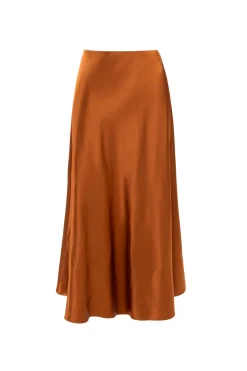 Tiff Maxi Skirt in Copper