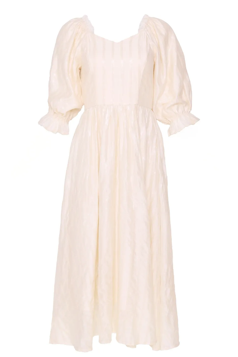 Tindra Dress in Cream Sequin