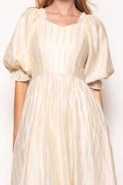 Tindra Dress in Cream Sequin