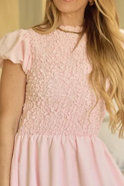 Tori Dress in Light Pink