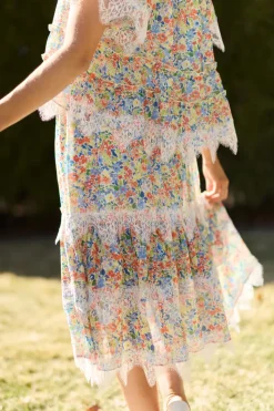 Verona Skirt in Vibrant Yarrow