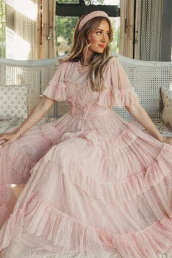 Whimsical Dress in Blush