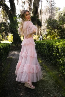 Whimsical Dress in Blush