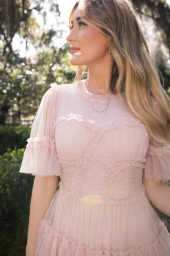 Whimsical Dress in Blush