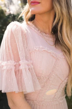 Whimsical Dress in Blush