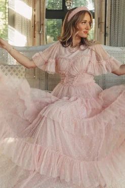 Whimsical Dress in Blush