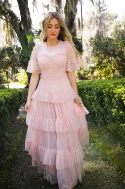 Whimsical Dress in Blush