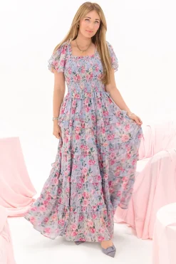 Winnie Dress in Peony Blossoms