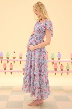 Winnie Dress in Peony Blossoms
