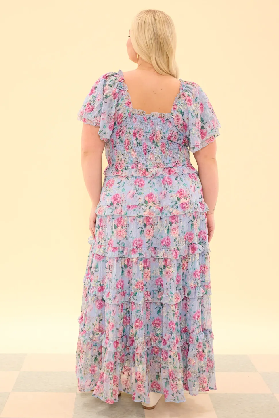 Winnie Dress in Peony Blossoms