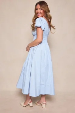 Zella Dress in Sky Blue